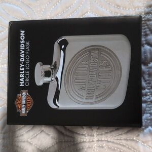 Harley Davidson Circle Logo Flask